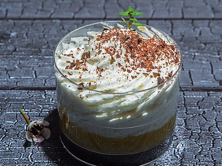 №12 Десерт творожно-йогуртовый с персиком (от 10 штук)