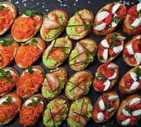 Ассорти мини-брускетт Сет №2 (24 шт., 3 вида)