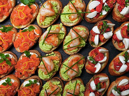 Ассорти мини-брускетт Сет №2 (24 шт., 3 вида)