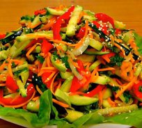 Легкий овощной салат