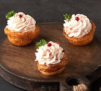 Мусс из ветчины индейки в французском профитроле (от 10 штук)