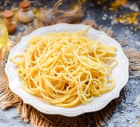 Спагетти отварные с маслом