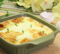 Омлет классический, подаётся с тостами