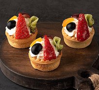 №14 Тарталетка с фруктами и ванильным кремом (от 10 штук)