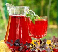 Морс домашний из клюквы