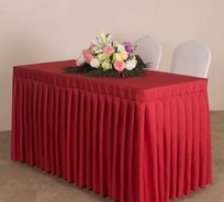 Текстиль. Юбка фуршетная красная