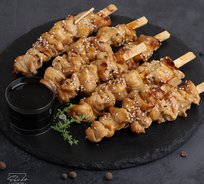 Мини-шашлычок из курицы в соусе Терияки (от 10 порций)