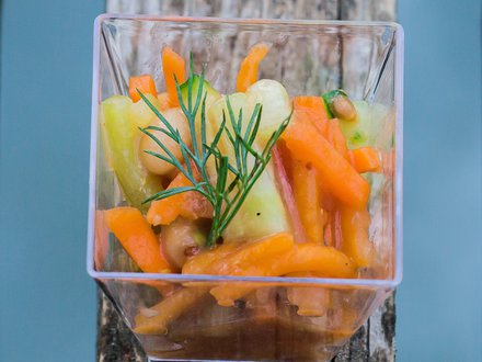 Салат с тыквой и красной фасолью (от 8 штук)