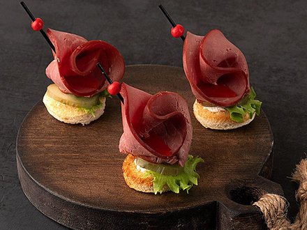 Копченая говядина с дижонской горчицей (от 10 штук)