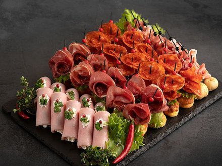 Поднос №16. "Мясной Italiano" (40 шт., 4 вида)