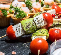 Овощной брошет с сыром Фета и травами (от 10 штук)