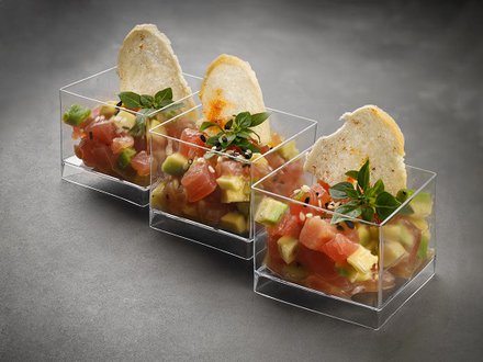 Тар-тар из тунца с авокадо (от 10 штук)