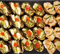 Ассорти мини-брускетт Сет №5 (24 шт., 3 вида)