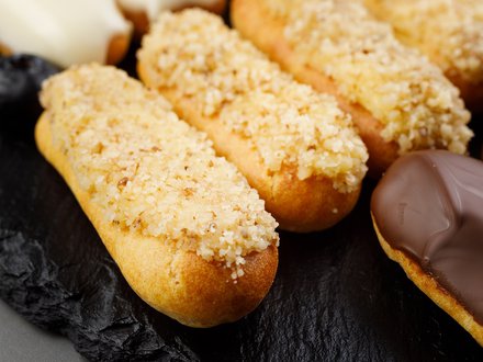 Мини-эклер с фисташкой (от 10 штук)