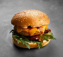 Бургер с котлетой из хумуса (от 10 штук)