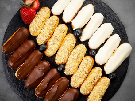 Поднос №25. Мини-эклеры (24 шт.)