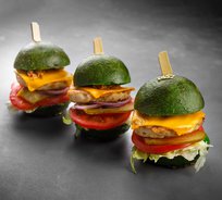 Мини-бургер с куриной котлетой (от 10 штук)