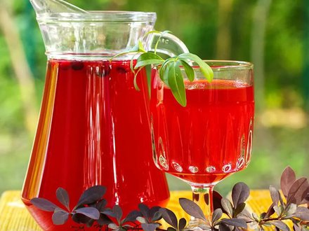 Морс домашний из клюквы/брусники