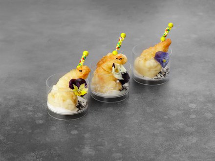 Хрустящая креветка с соусом «Мацони» (от 10 штук)