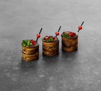 Рулетики из баклажан, фаршированные сливочным сыром (от 10 штук)